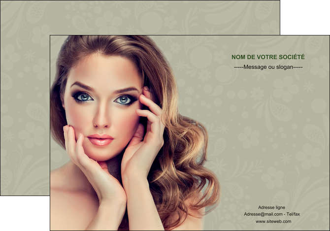 modele en ligne affiche centre esthetique  beaute bien etre coiffure MFLUOO29869