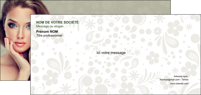 impression carte de correspondance centre esthetique  beaute bien etre coiffure MFLUOO29871