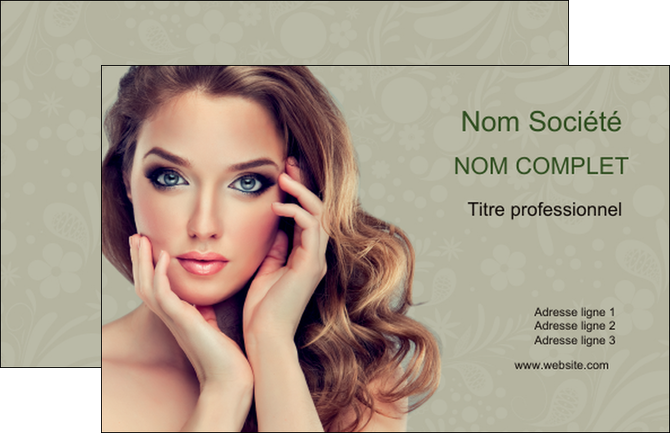 faire carte de visite centre esthetique  beaute bien etre coiffure MFLUOO29883