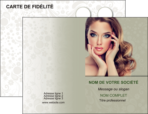 faire modele a imprimer carte de visite centre esthetique  beaute bien etre coiffure MFLUOO29885