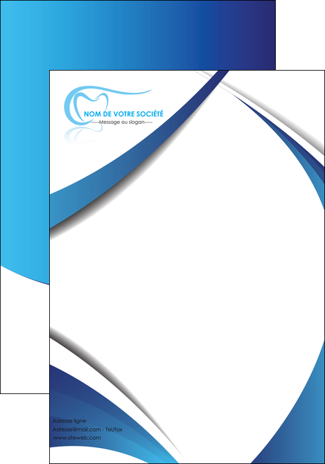 modele en ligne affiche dentiste dents dentiste dentisterie MFLUOO29933