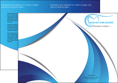 maquette en ligne a personnaliser depliant 2 volets  4 pages  dentiste dents dentiste dentisterie MLGI29945