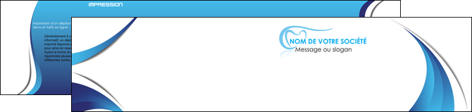 imprimerie depliant 2 volets  4 pages  dentiste dents dentiste dentisterie MFLUOO29961