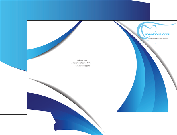 imprimerie pochette a rabat dentiste dents dentiste dentisterie MFLUOO29965