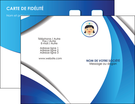 realiser carte de visite infirmier infirmiere medecin medecine docteur MIDLU30033