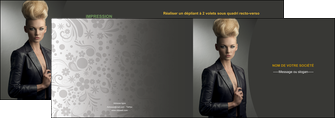 faire modele a imprimer depliant 2 volets  4 pages  centre esthetique  coiffure beaute salon MFLUOO30229