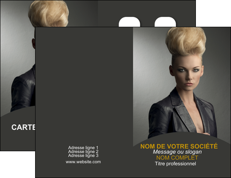 imprimerie carte de visite centre esthetique  coiffure beaute salon MFLUOO30237