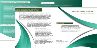 creer modele en ligne depliant 2 volets  4 pages  infirmier infirmiere medecin medecine sante MIFCH30393