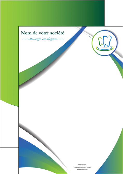 faire affiche dentiste dents dentiste dentier MIDBE30483