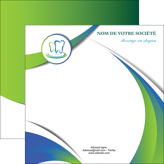 personnaliser maquette flyers dentiste dents dentiste dentier MLGI30511