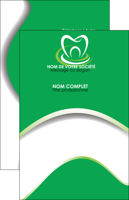 imprimer carte de visite dentiste dents dentiste dentier MFLUOO30523