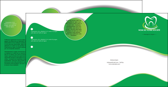 modele en ligne depliant 4 volets  8 pages  dentiste dents dentiste dentier MLGI30525