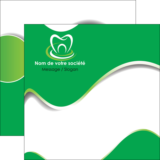 personnaliser modele de flyers dentiste dents dentiste dentier MFLUOO30549