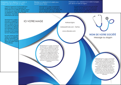 creer modele en ligne depliant 3 volets  6 pages  materiel de sante medecin medecine docteur MLIG30557