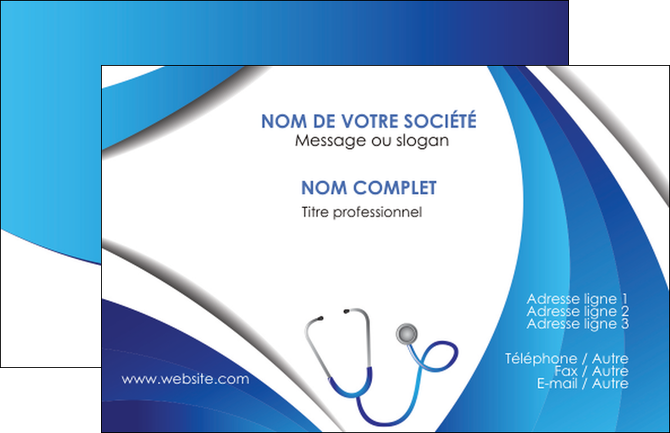 exemple carte de visite materiel de sante medecin medecine docteur MLIG30591