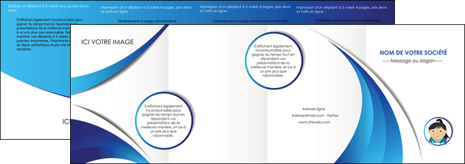 creer modele en ligne depliant 4 volets  8 pages  chirurgien medecin medecine sante MIDBE30613