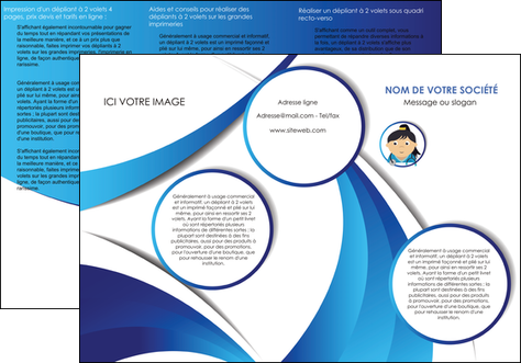 modele depliant 3 volets  6 pages  chirurgien medecin medecine sante MIDBE30621