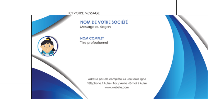 realiser carte de correspondance chirurgien medecin medecine sante MIDBE30625