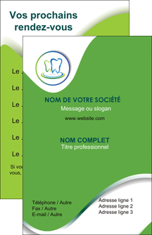 personnaliser modele de carte de visite dentiste dents dentiste dentier MFLUOO30639