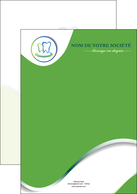 faire flyers dentiste dents dentiste dentier MFLUOO30645