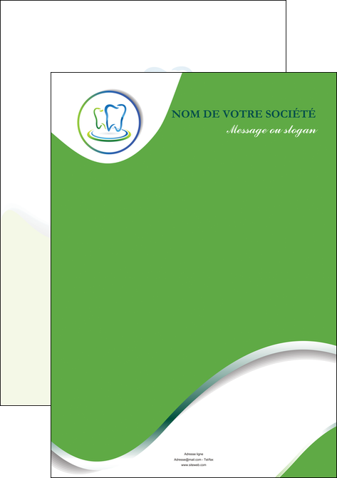 creation graphique en ligne affiche dentiste dents dentiste dentier MFLUOO30651