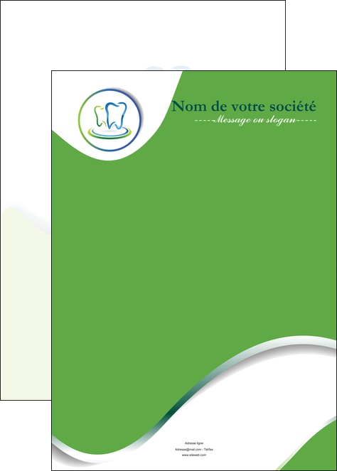 faire modele a imprimer affiche dentiste dents dentiste dentier MFLUOO30657
