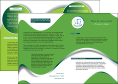faire modele a imprimer depliant 2 volets  4 pages  dentiste dents dentiste dentier MFLUOO30663