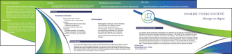 imprimer depliant 2 volets  4 pages  dentiste dents dentiste dentier MLGI30675