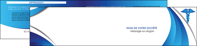 creation graphique en ligne depliant 2 volets  4 pages  chirurgien medecin medecine sante MIDBE30699