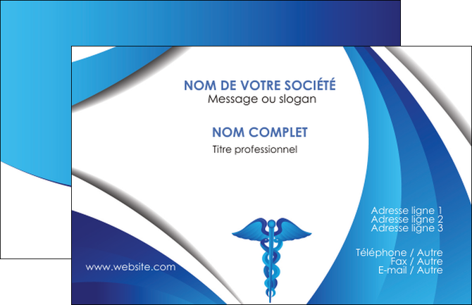 cree carte de visite chirurgien medecin medecine sante MIDBE30729