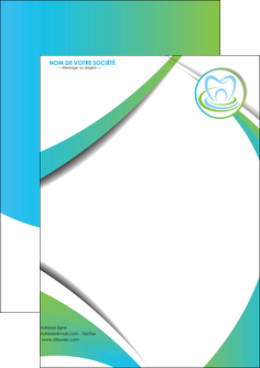 faire modele a imprimer flyers dentiste dents dentiste dentier MIDBE30789