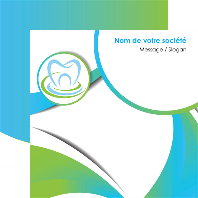 modele en ligne flyers dentiste dents dentiste dentier MIDBE30809