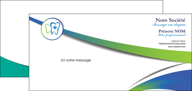 faire modele a imprimer carte de correspondance dentiste dents dentiste dentier MFLUOO30841
