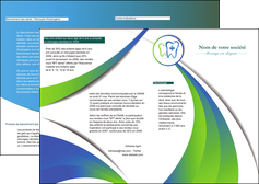 modele en ligne depliant 2 volets  4 pages  dentiste dents dentiste dentier MLGI30855