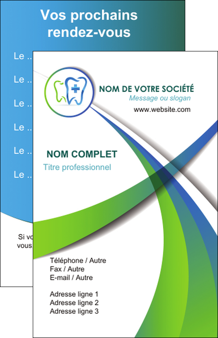exemple carte de visite dentiste dents dentiste dentier MLGI30865