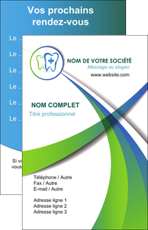 exemple carte de visite dentiste dents dentiste dentier MIDBE30865