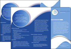 creation graphique en ligne depliant 3 volets  6 pages  dentiste dents dentiste dentier MIDBE30899