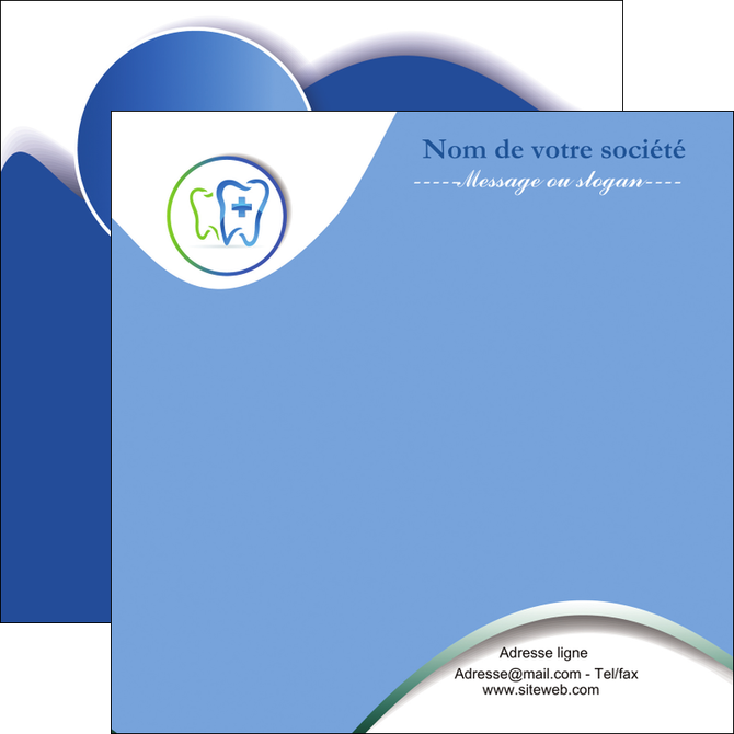 faire modele a imprimer flyers dentiste dents dentiste dentier MIDBE30907