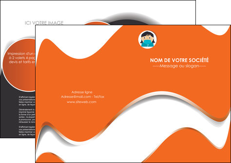 realiser depliant 2 volets  4 pages  infirmier infirmiere infirmiere infirmerie blouse MIDBE30929