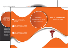 creer modele en ligne depliant 3 volets  6 pages  chirurgien pharmacie hopital medecin MLIG31079