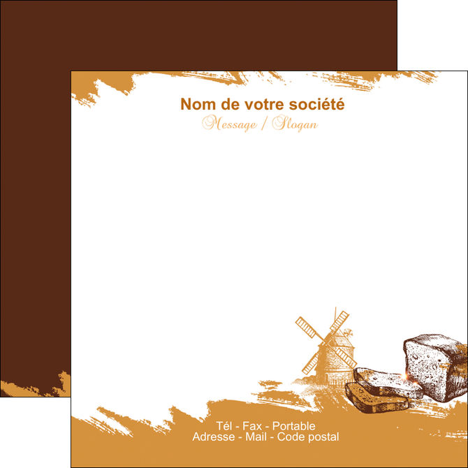 faire flyers boulangerie pains boulangerie boulanger MIDLU31303