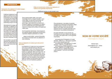 impression depliant 3 volets  6 pages  boulangerie pains boulangerie boulanger MIDLU31315