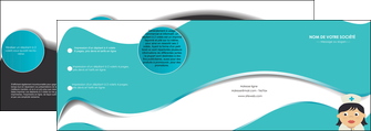 impression depliant 4 volets  8 pages  infirmier infirmiere infirmiere infirmerie blouse MIDBE31365