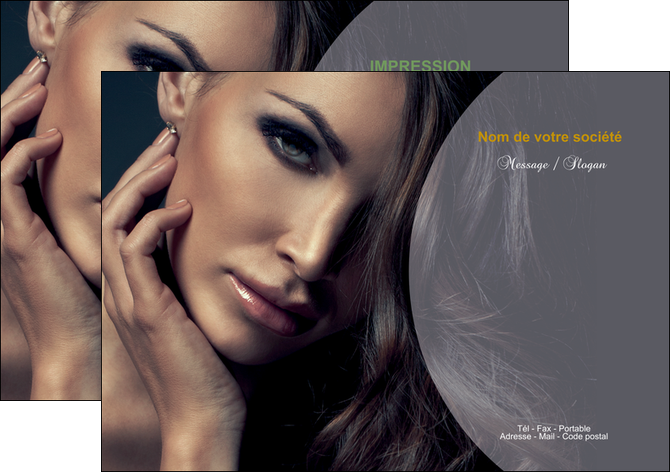 imprimer flyers cosmetique beaute bien etre coiffure MIFCH31379