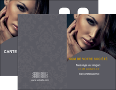 faire modele a imprimer carte de visite cosmetique beaute bien etre coiffure MIFCH31397
