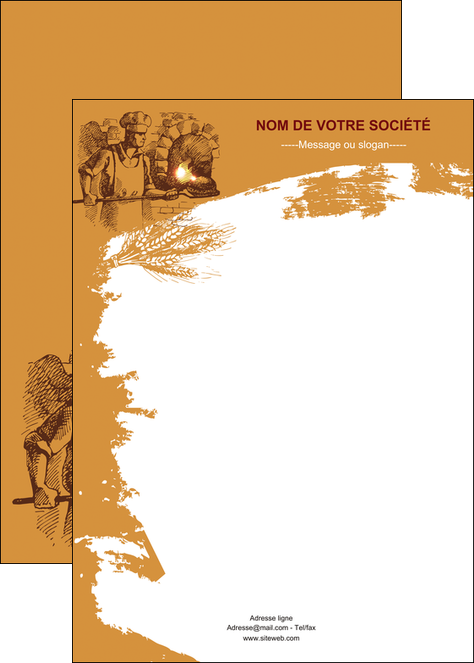 faire modele a imprimer affiche boulangerie pains boulangerie boulanger MID31407