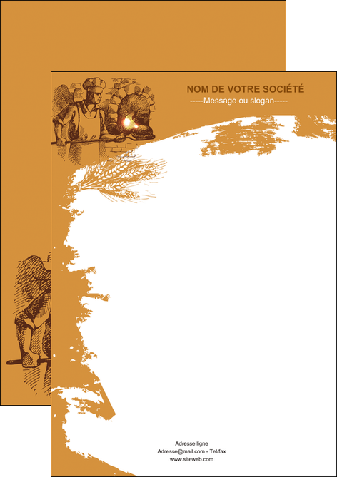 modele flyers boulangerie pains boulangerie boulanger MIDLU31417