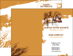 personnaliser modele de carte de visite boulangerie pains boulangerie boulanger MIDLU31423