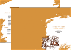 impression depliant 2 volets  4 pages  boulangerie pains boulangerie boulanger MID31435