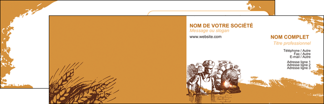 imprimerie carte de visite boulangerie pains boulangerie boulanger MID31449